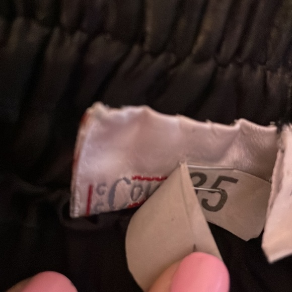 C.C. Couture Sequin Silk Black Vintage Skirt - Picture 9 of 9